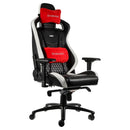 Noblechairs EPIC Real Leather Black/Red/White