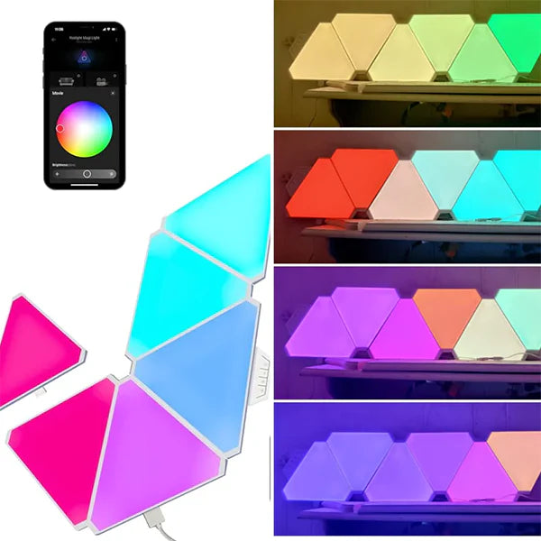 Smart Triangle Wall Lights ( 6 pièces )