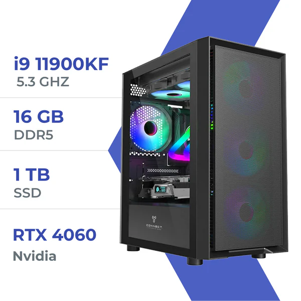 PC Gamer ULTRASETUP i9 11900KF/1TB SSD/16GB/RTX 4060