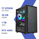PC Gamer ULTRASETUP i7 12700K/1 TB SSD/16GB/RTX 4060