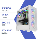 PC Gamer ULTRASETUP Ryzen 3 3100/16GB/500GB SSD/RTX 3050