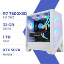 PC Gamer UltraSetup R7 7800X3D /1TB SSD/32GB/RTX 5070