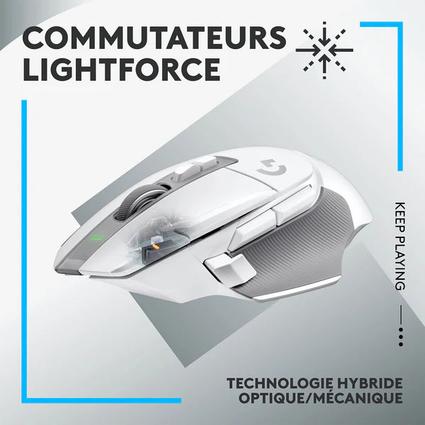 Logitech G G502X Lightspeed White