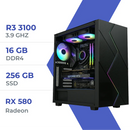PC Gamer ULTRASETUP Ryzen 3 3100/16GB/500GB SSD/RX 580