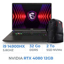 MSI VECTOR 16 HX A14VGG-811MA i9 14900HX/32GB/2TB SSD/RTX4080/16" 240Hz