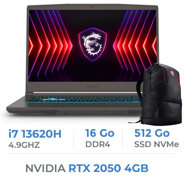 MSI THIN B13UCX-2657MA i7 13620H/16GB DDR4/512GB SSD/RTX 2050 4GB/15.6″ 144Hz